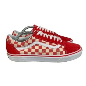 red checkered vans men